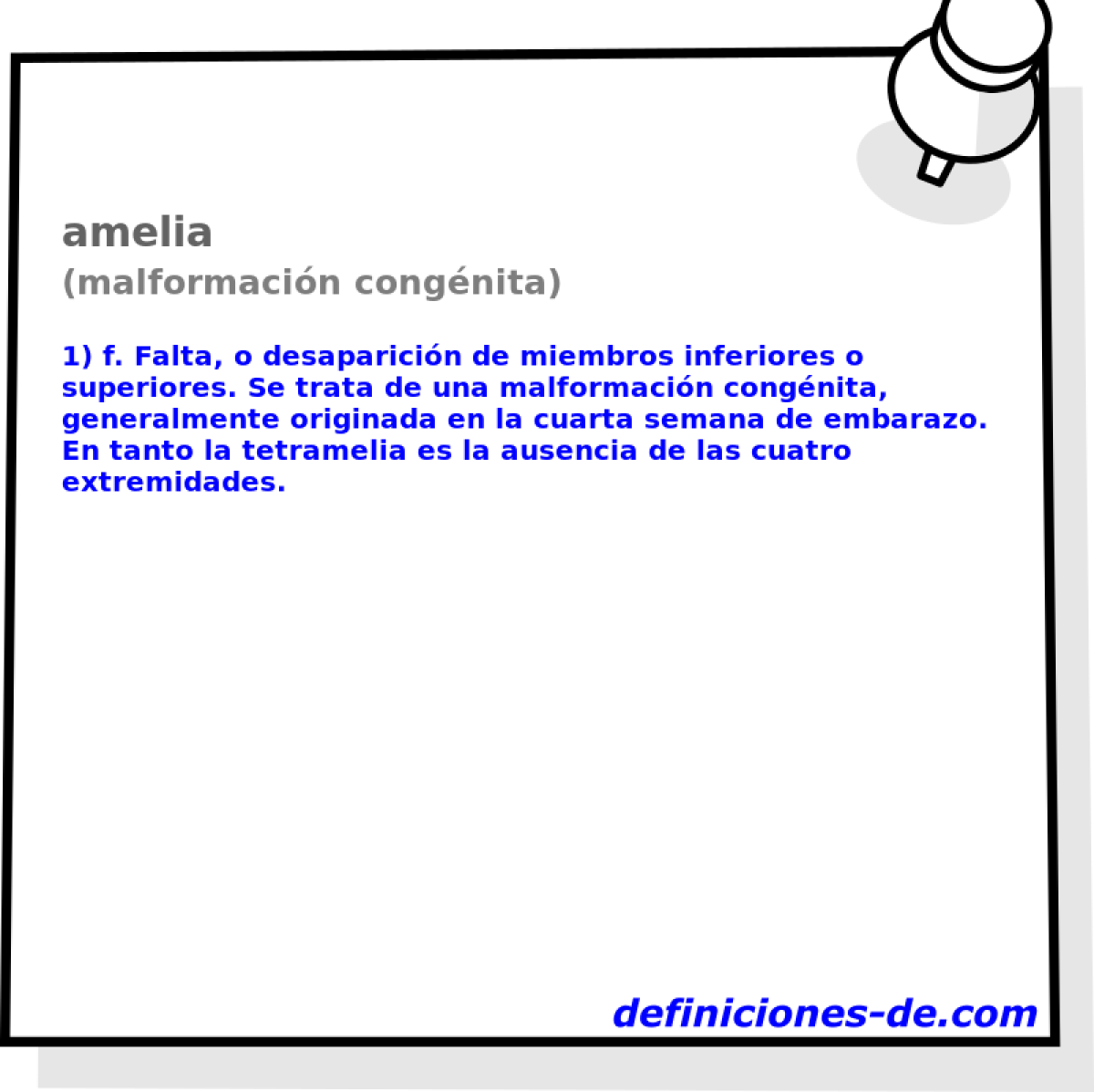 amelia (malformacin congnita)