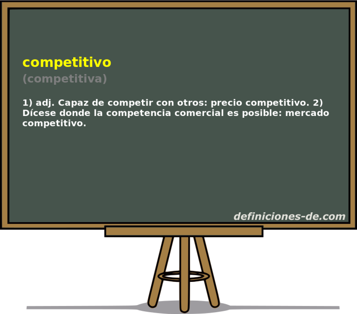 competitivo (competitiva)