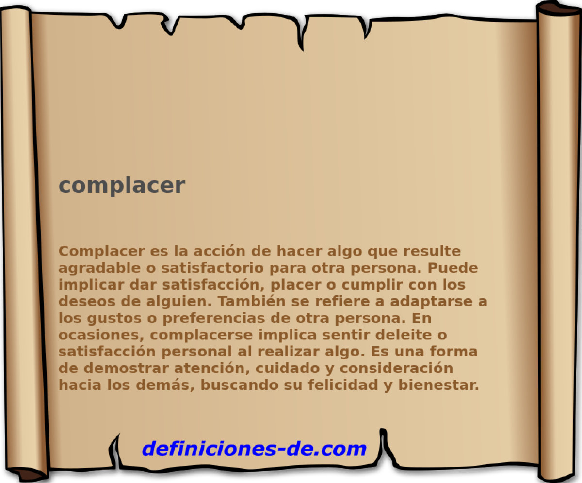 complacer 