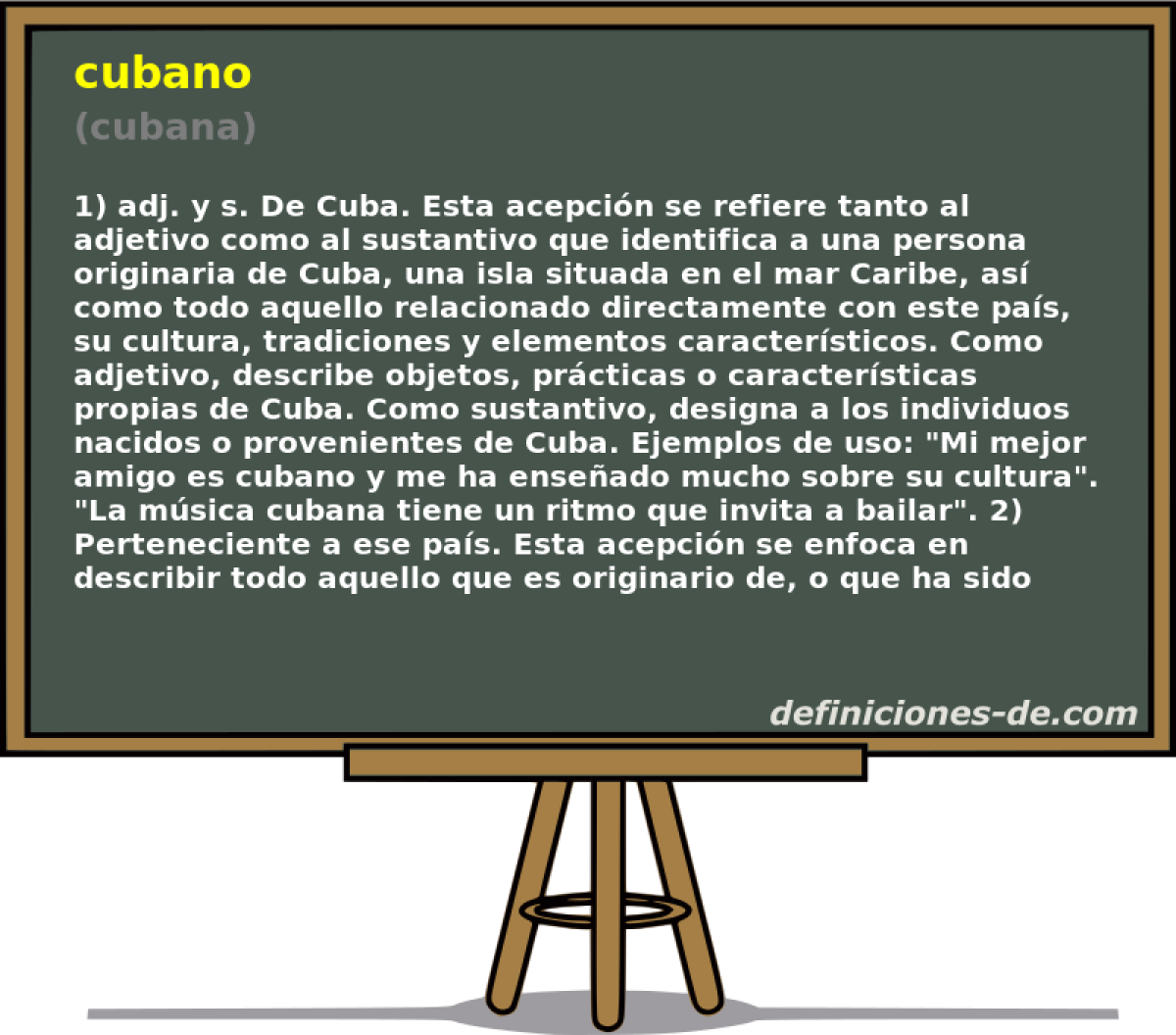 cubano (cubana)