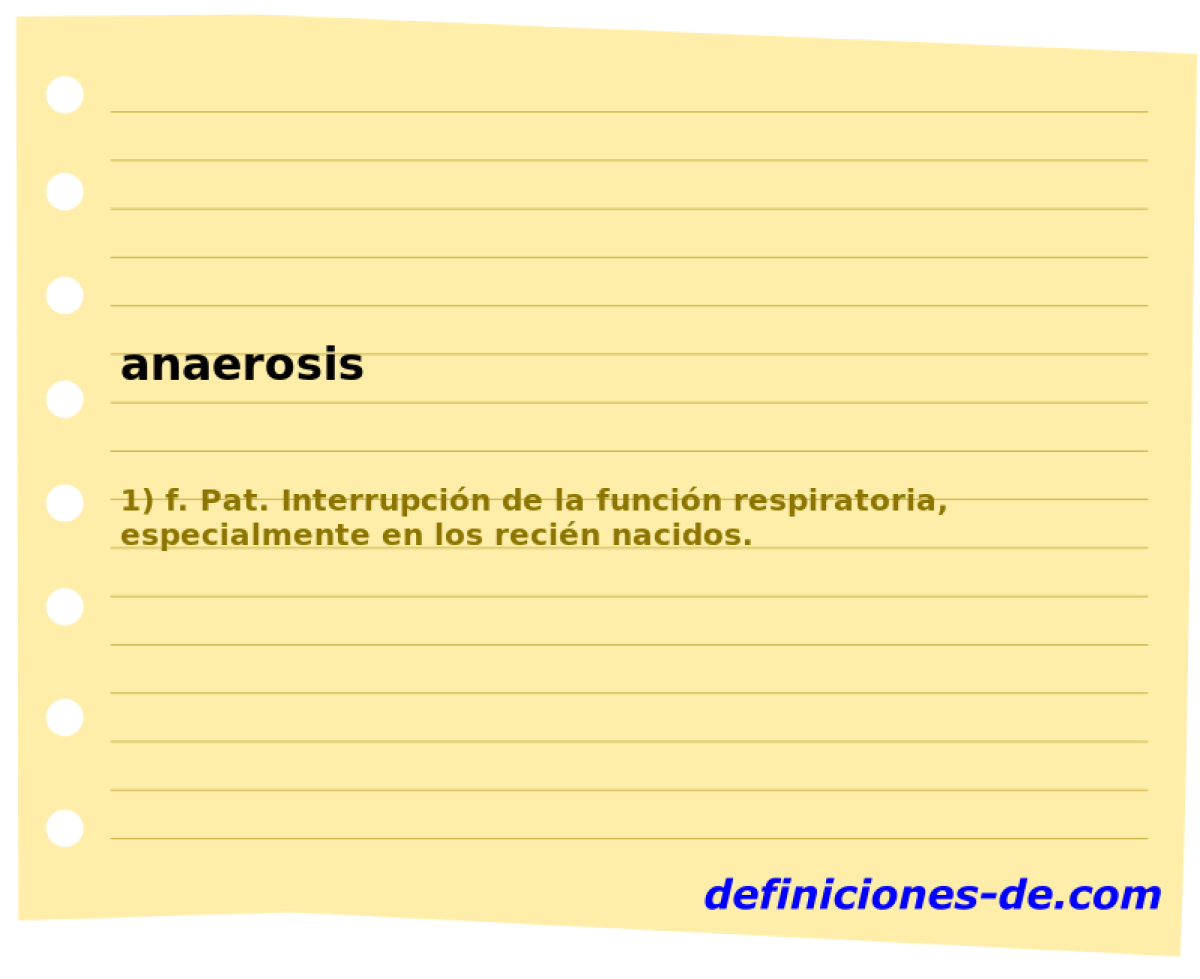 anaerosis 