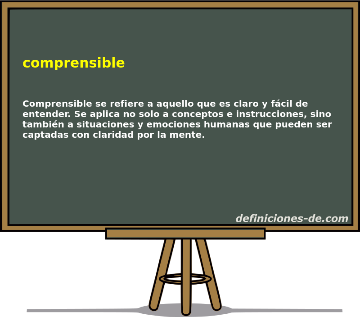 comprensible 