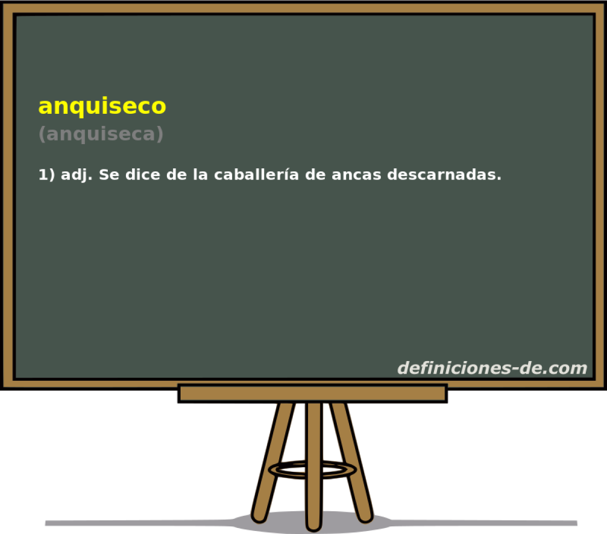 anquiseco (anquiseca)