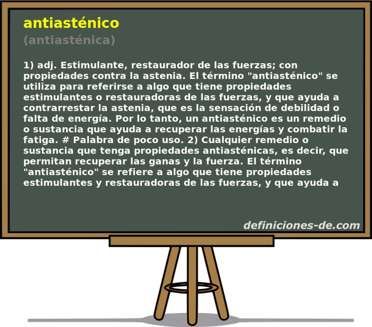 antiastnico (antiastnica)