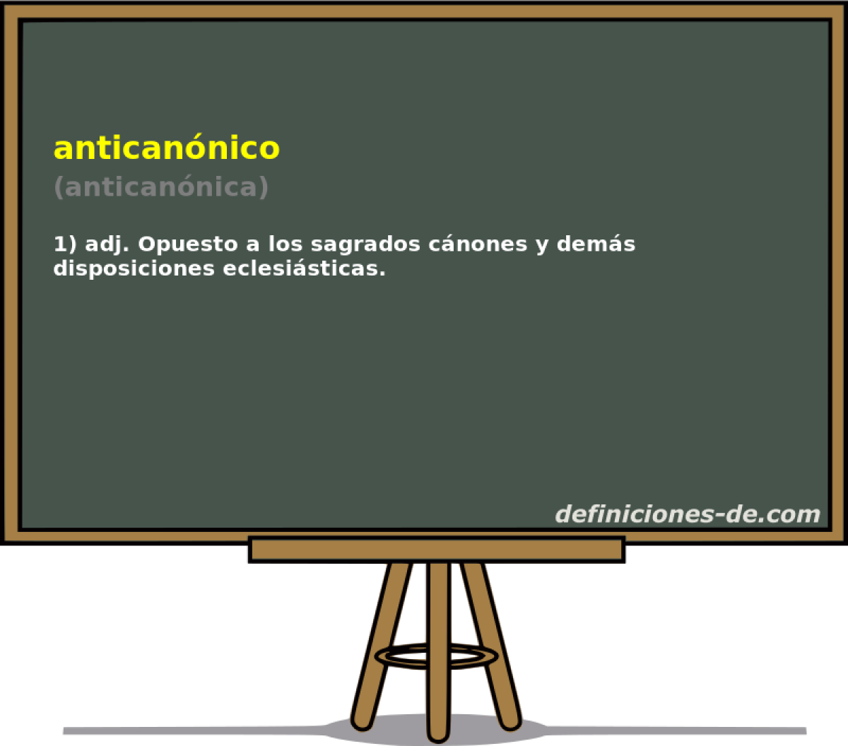 anticannico (anticannica)