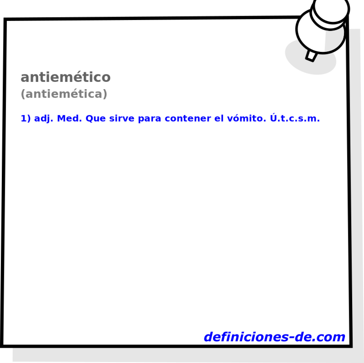antiemtico (antiemtica)