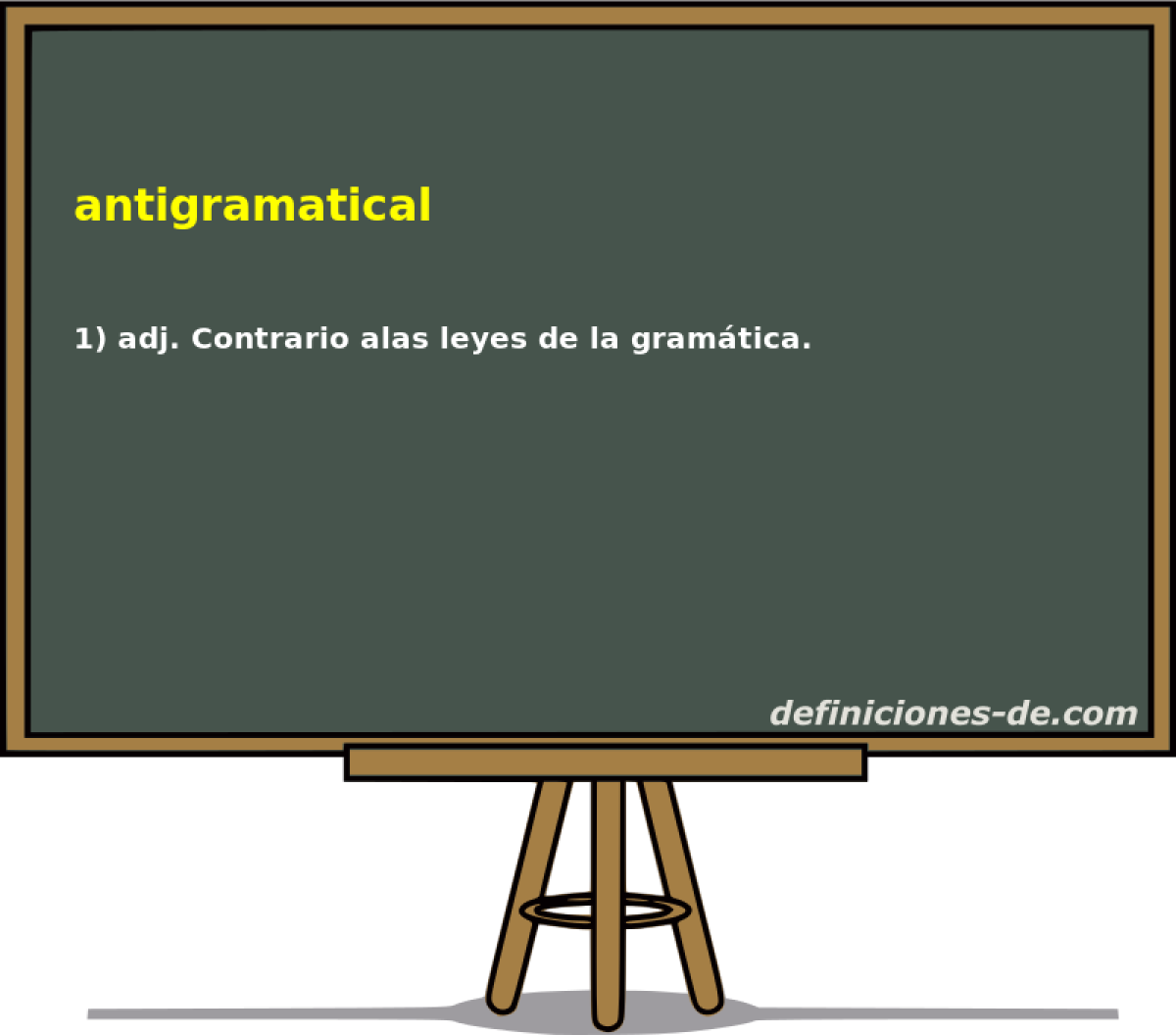 antigramatical 