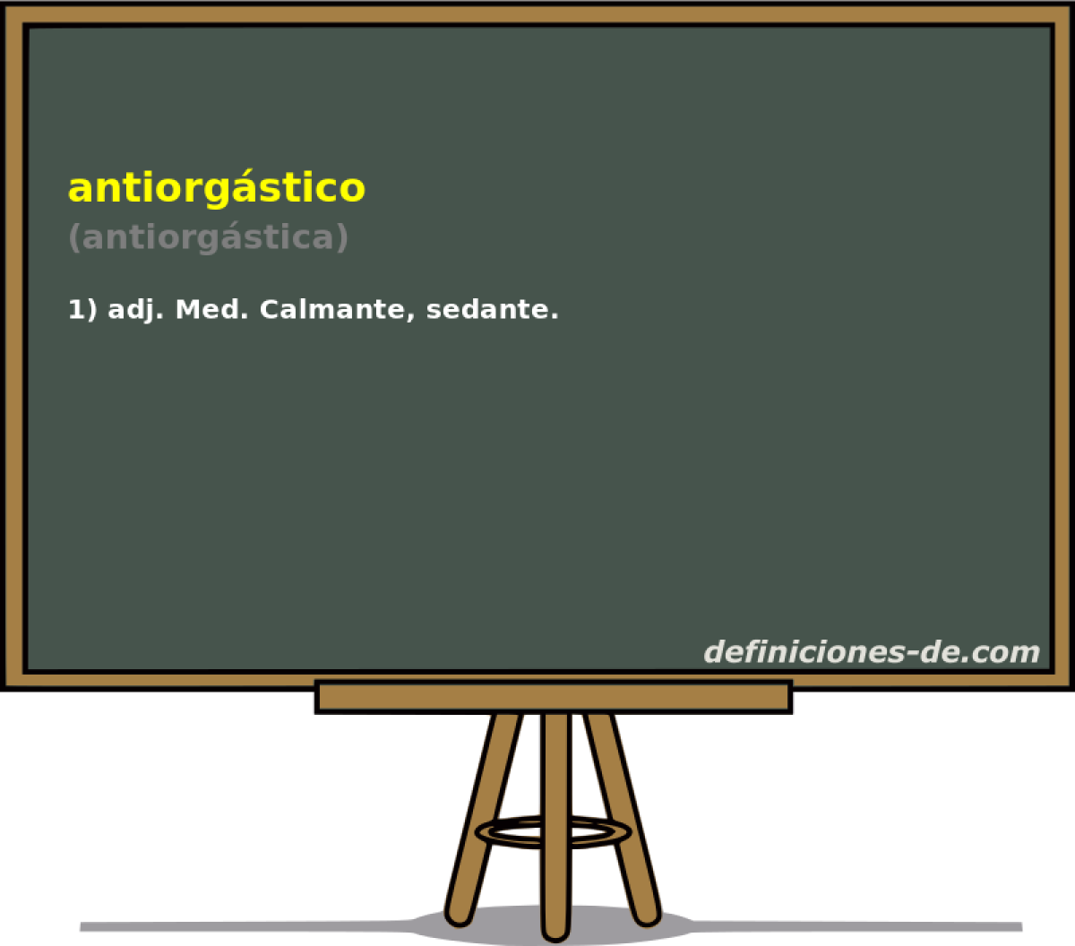 antiorgstico (antiorgstica)