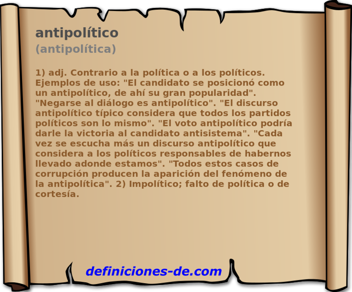 antipoltico (antipoltica)