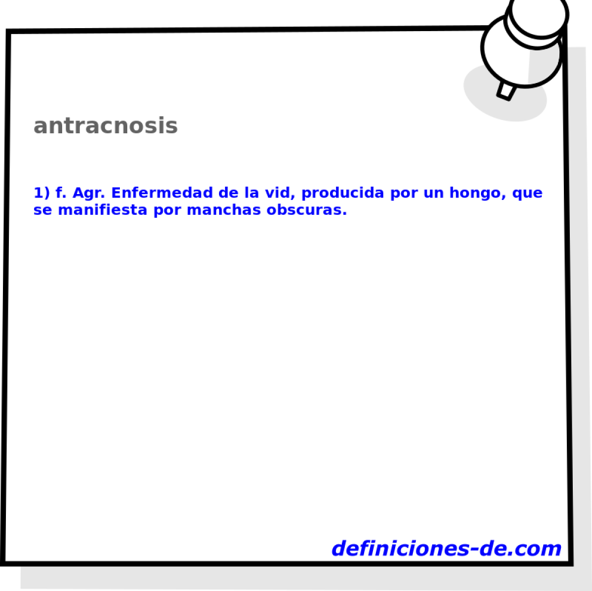 antracnosis 