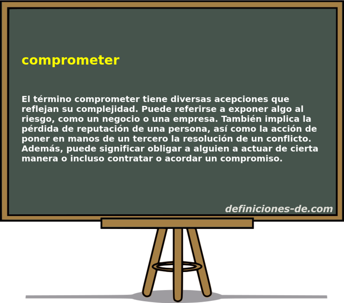 comprometer 