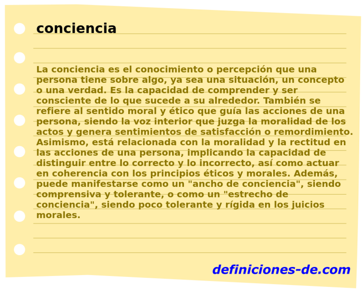 conciencia 