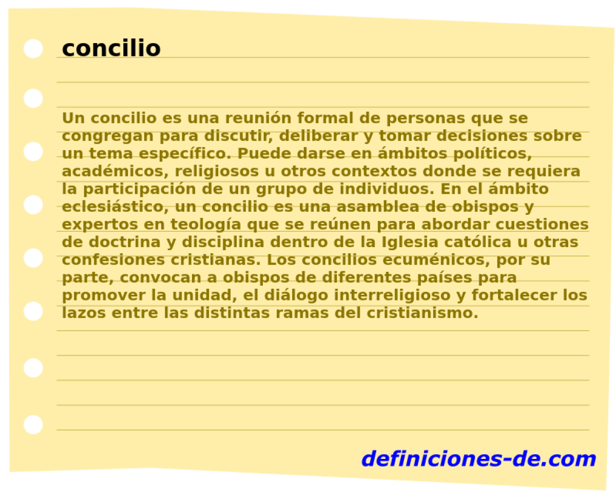 concilio 