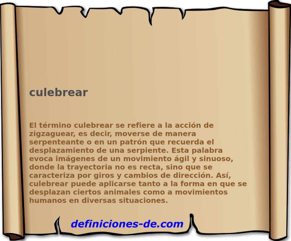 culebrear 