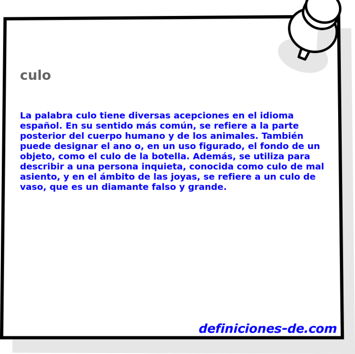 culo 