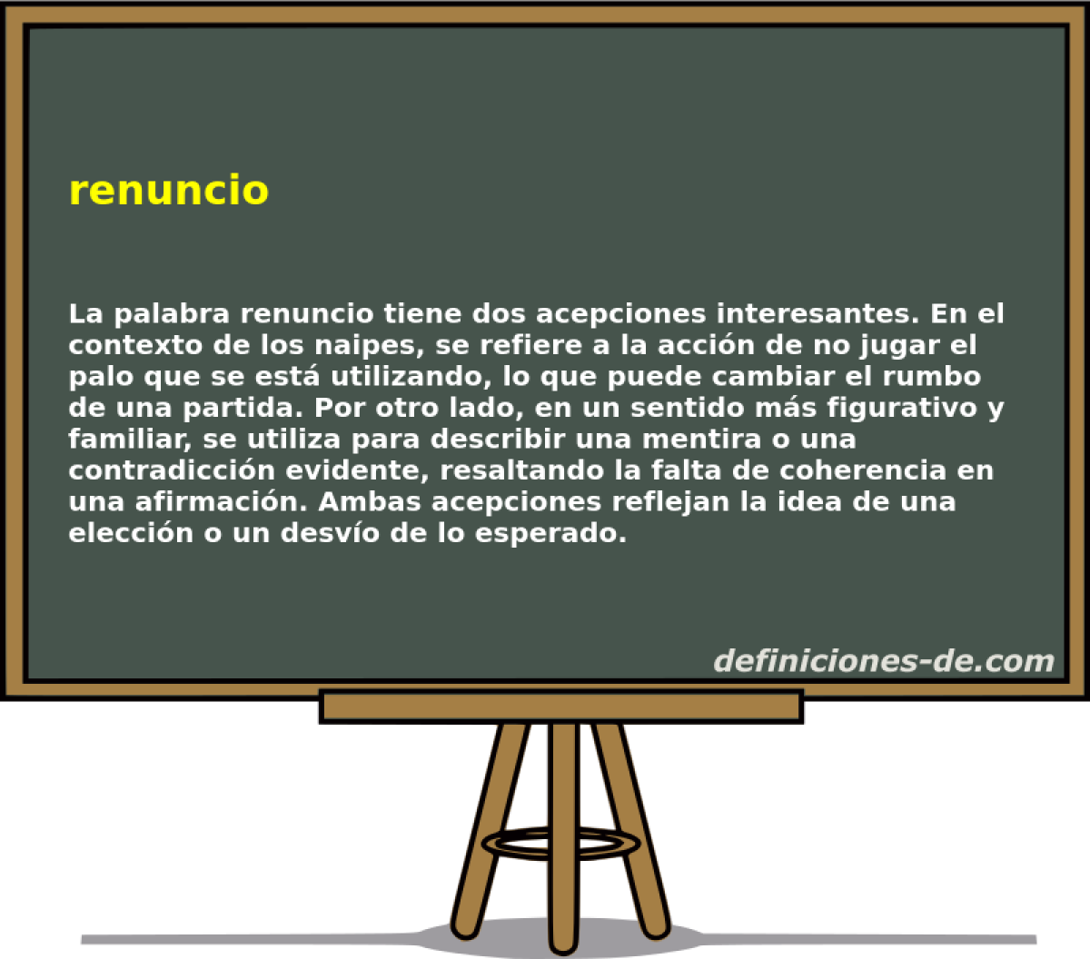 renuncio 