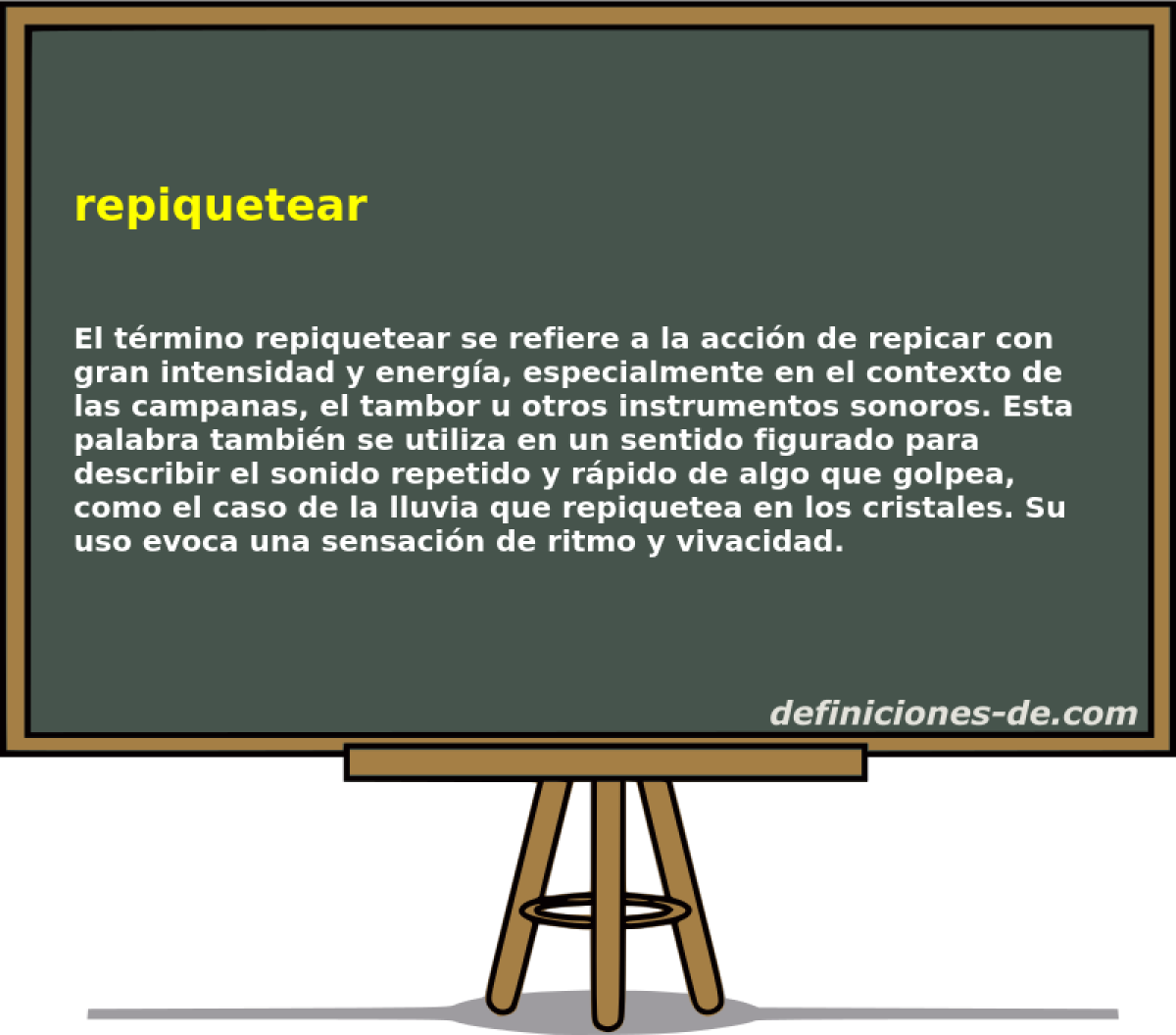 repiquetear 