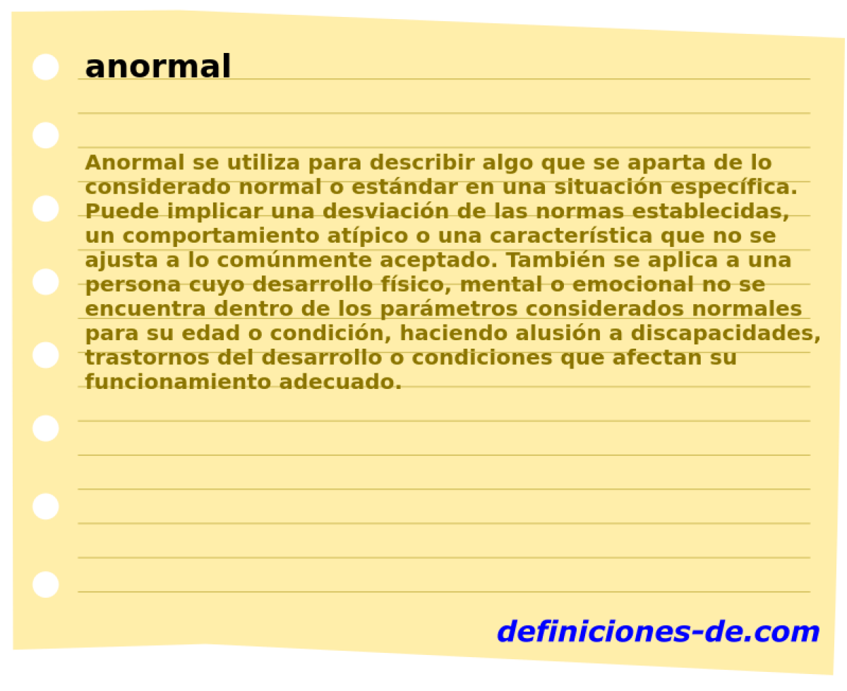 anormal 