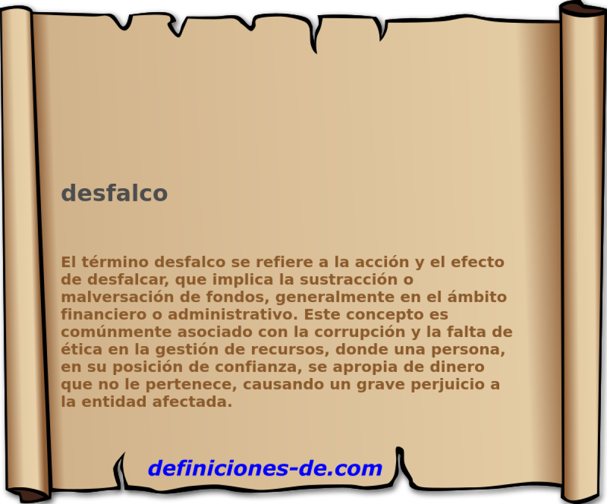 desfalco 