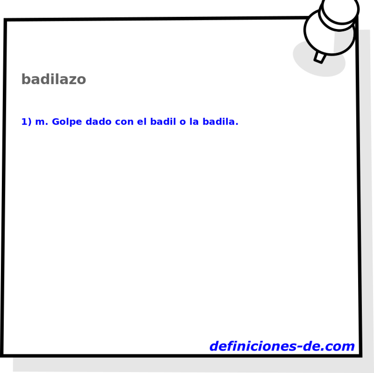 badilazo 