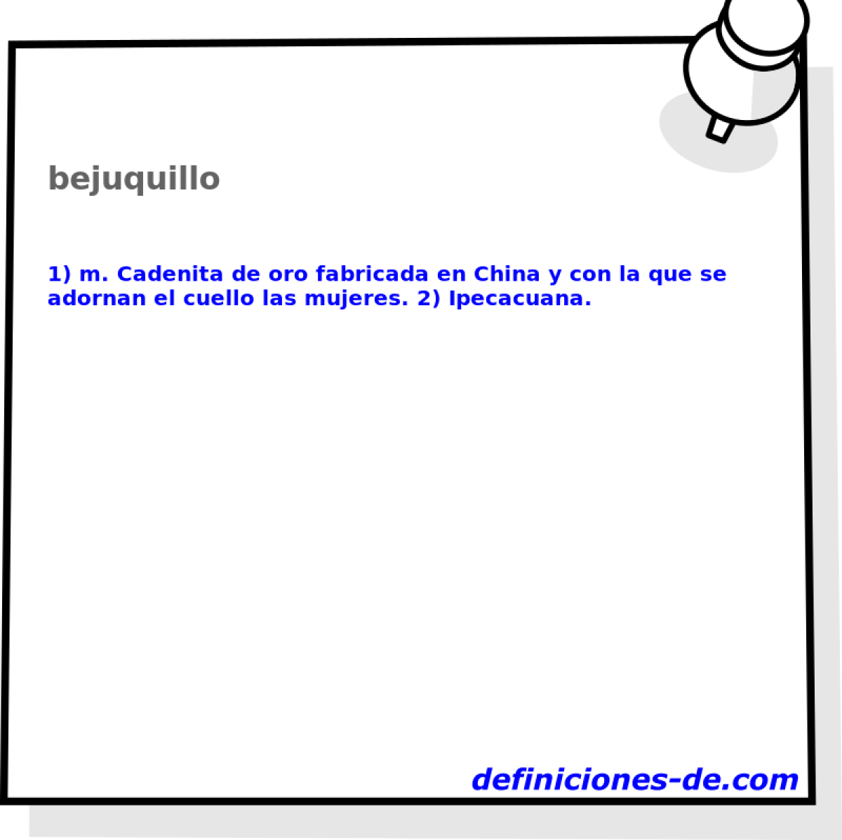 bejuquillo 
