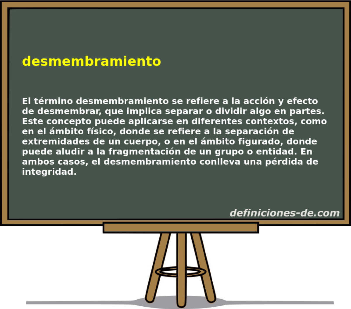 desmembramiento 