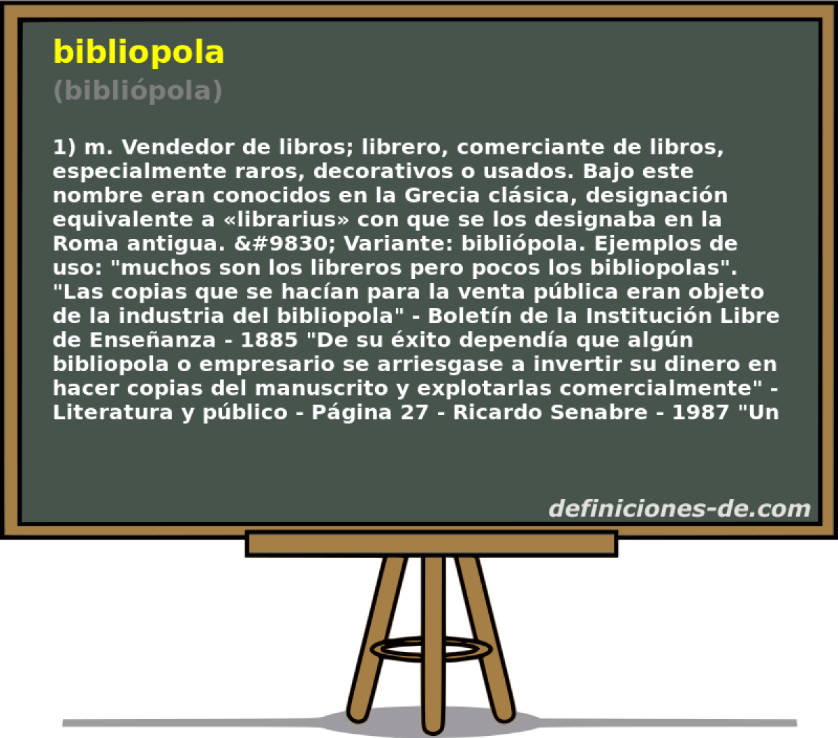 bibliopola (biblipola)