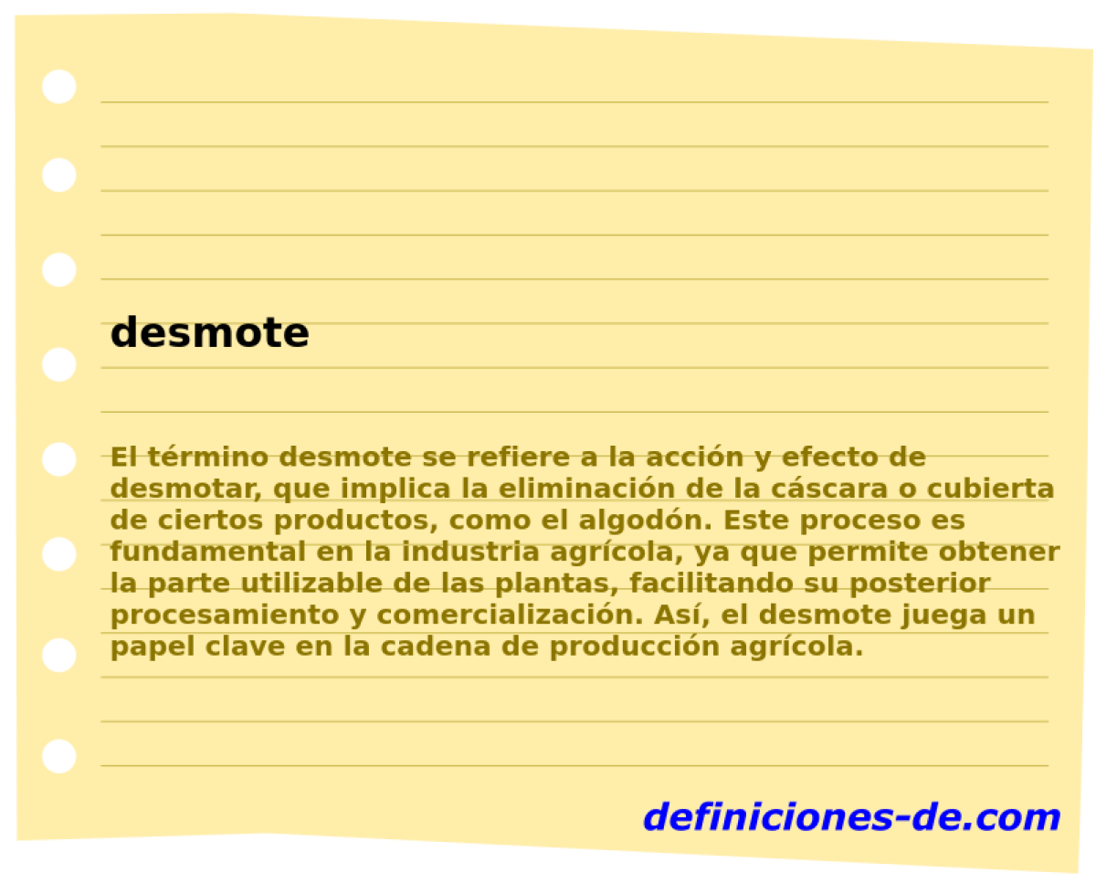 desmote 