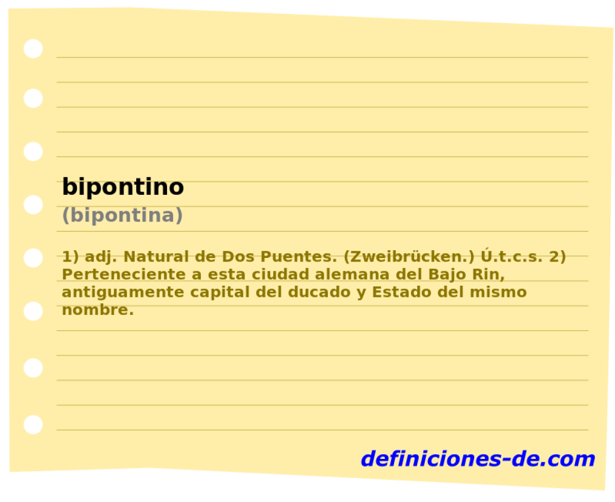 bipontino (bipontina)