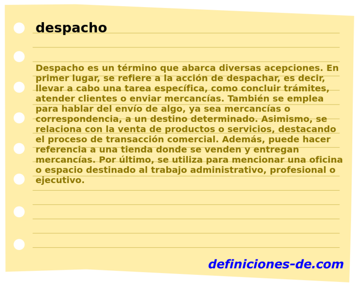 despacho 