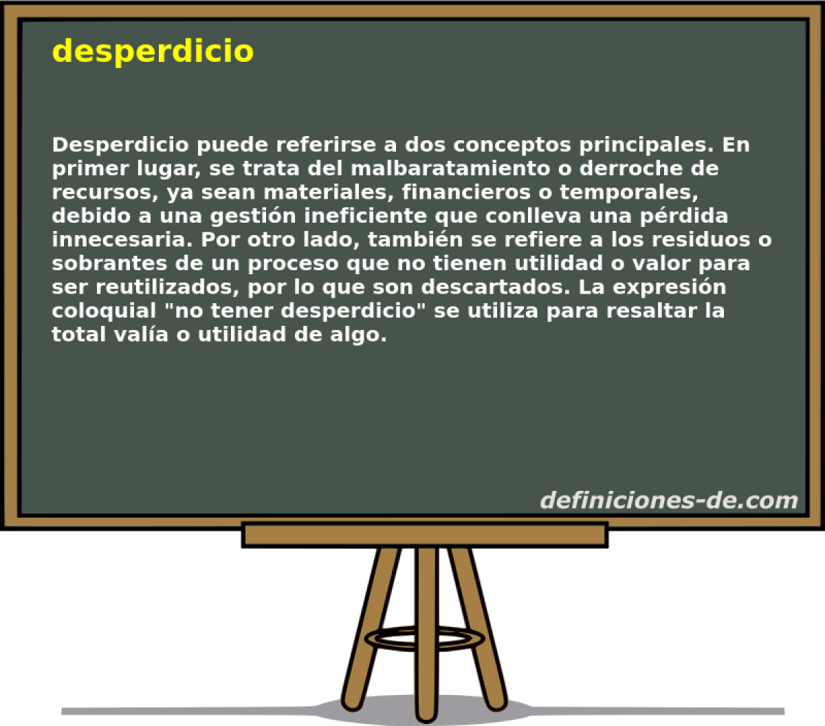 desperdicio 