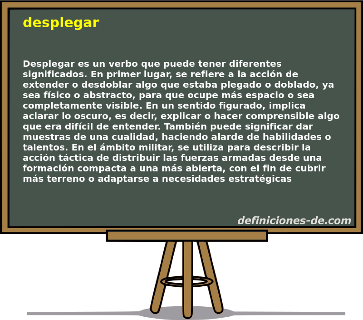 desplegar 