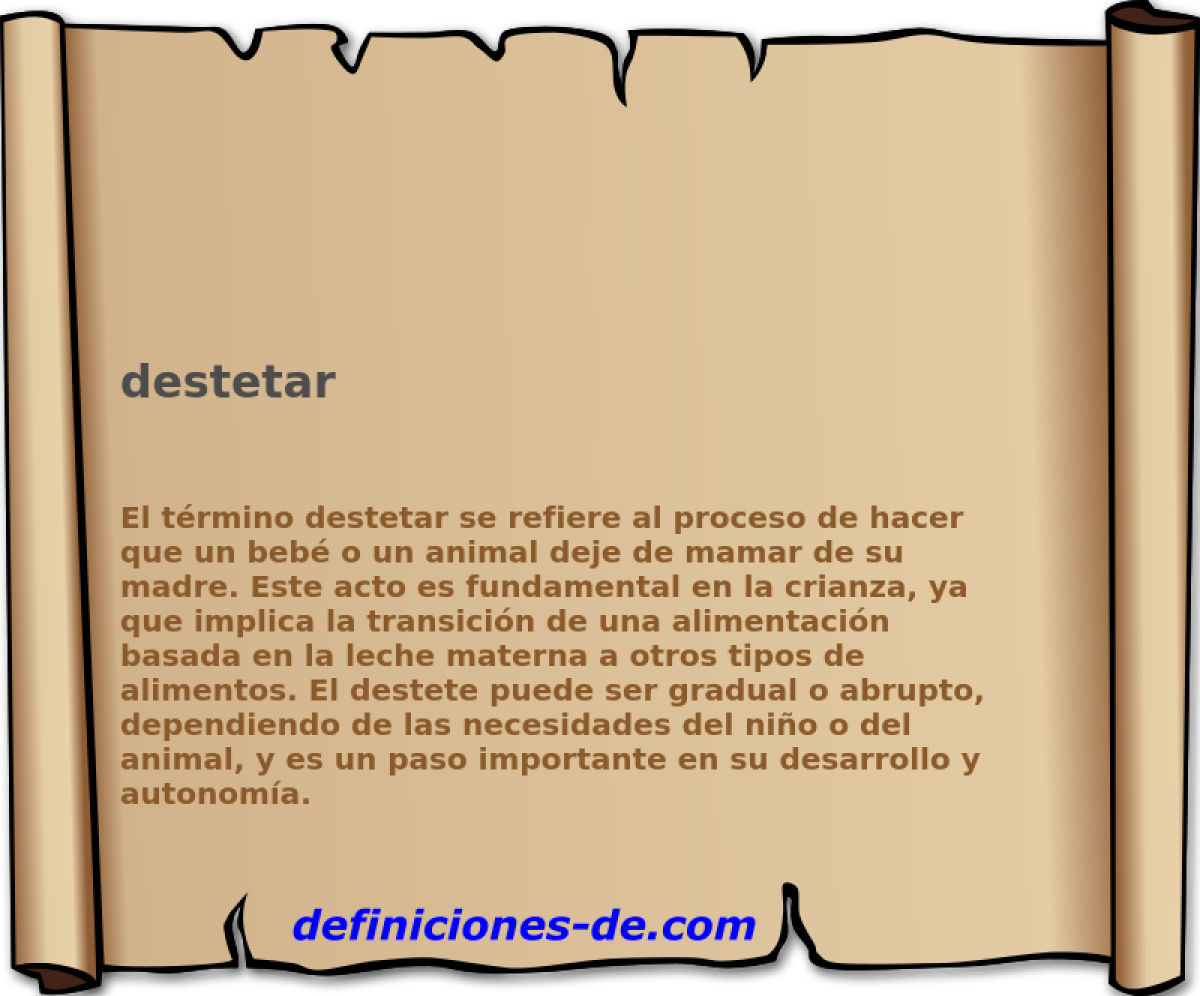 destetar 