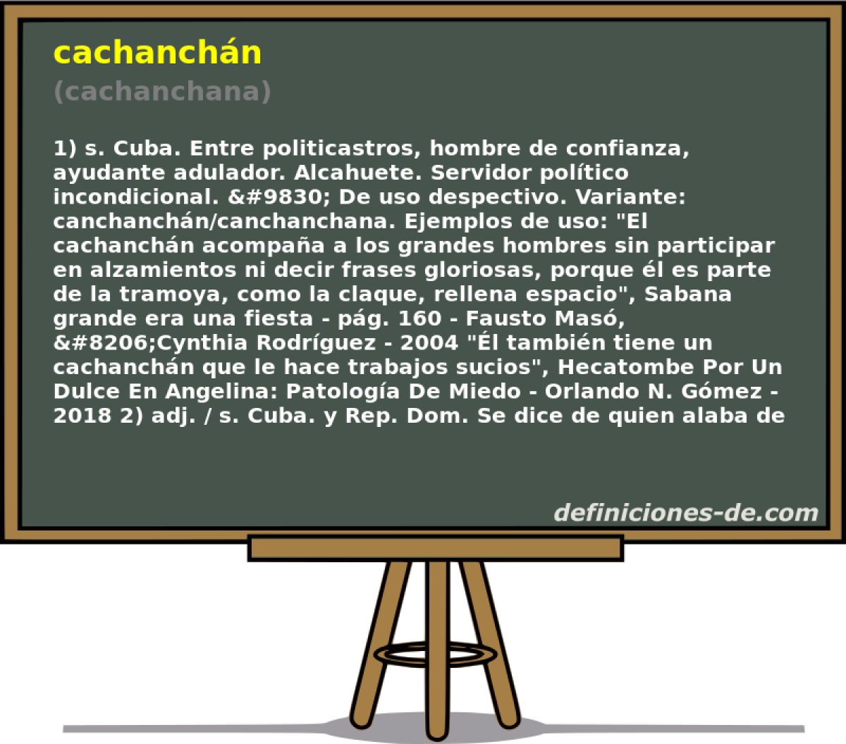 cachanchán (cachanchana)