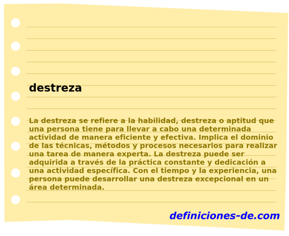 destreza 