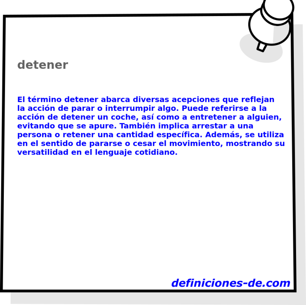 detener 