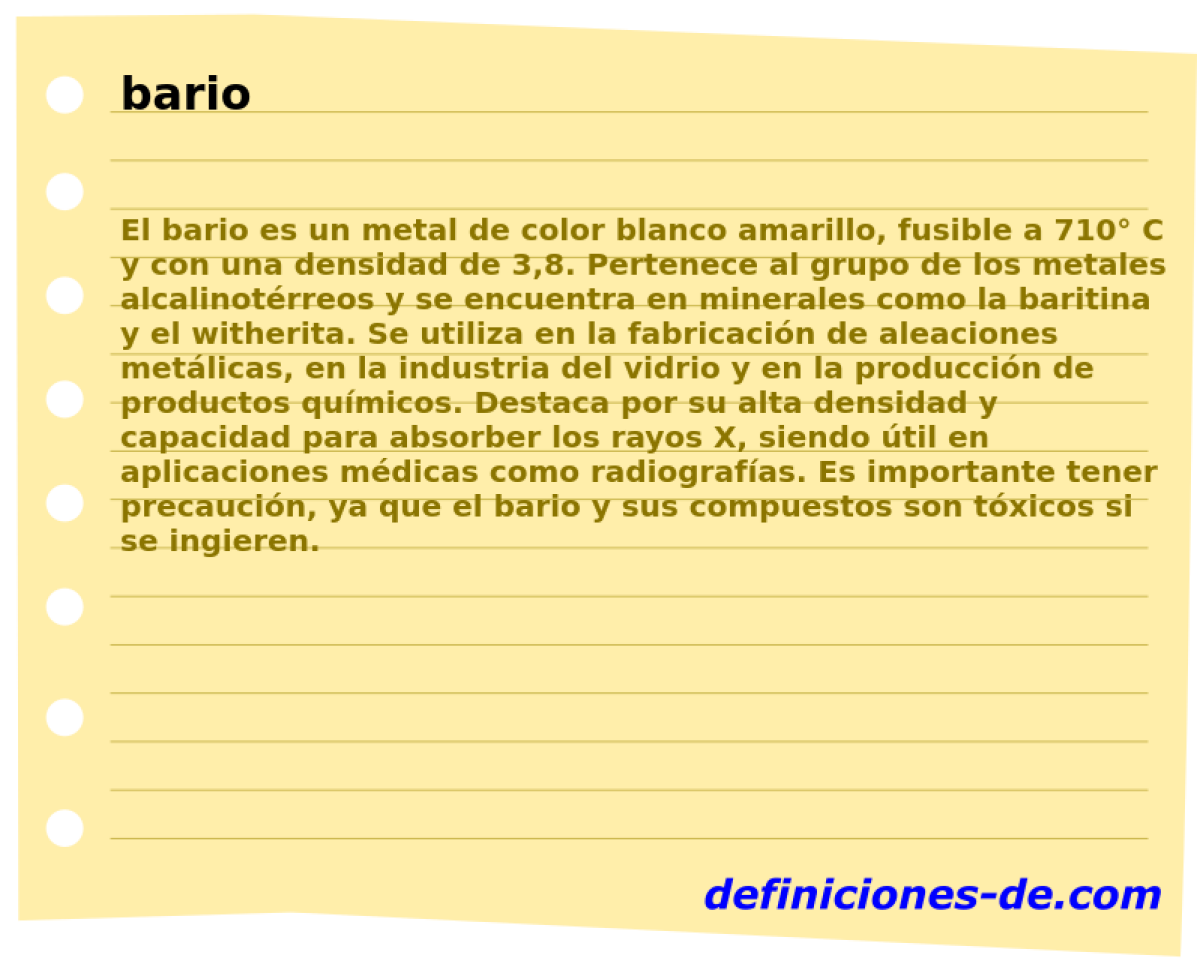 bario 