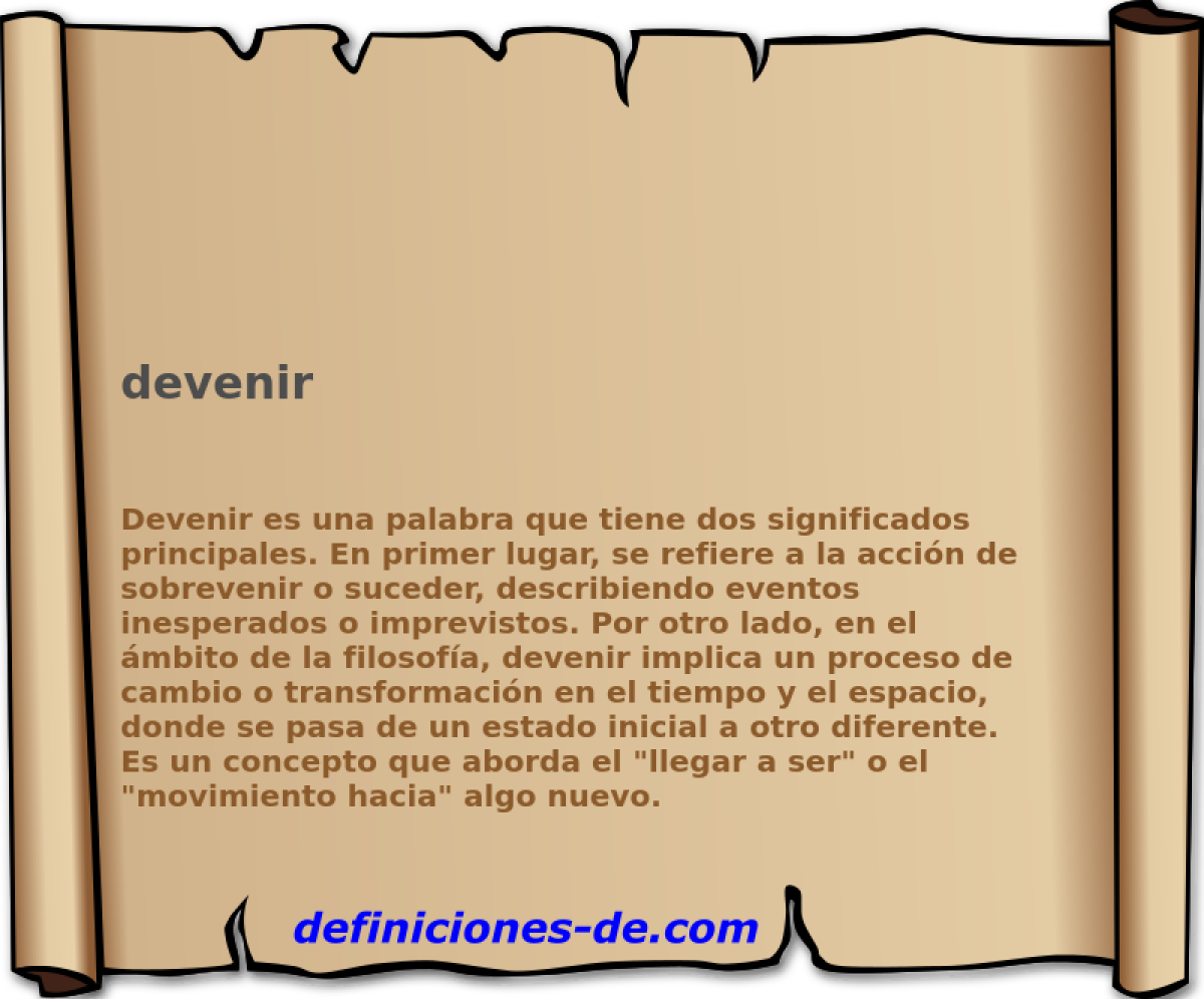 devenir 