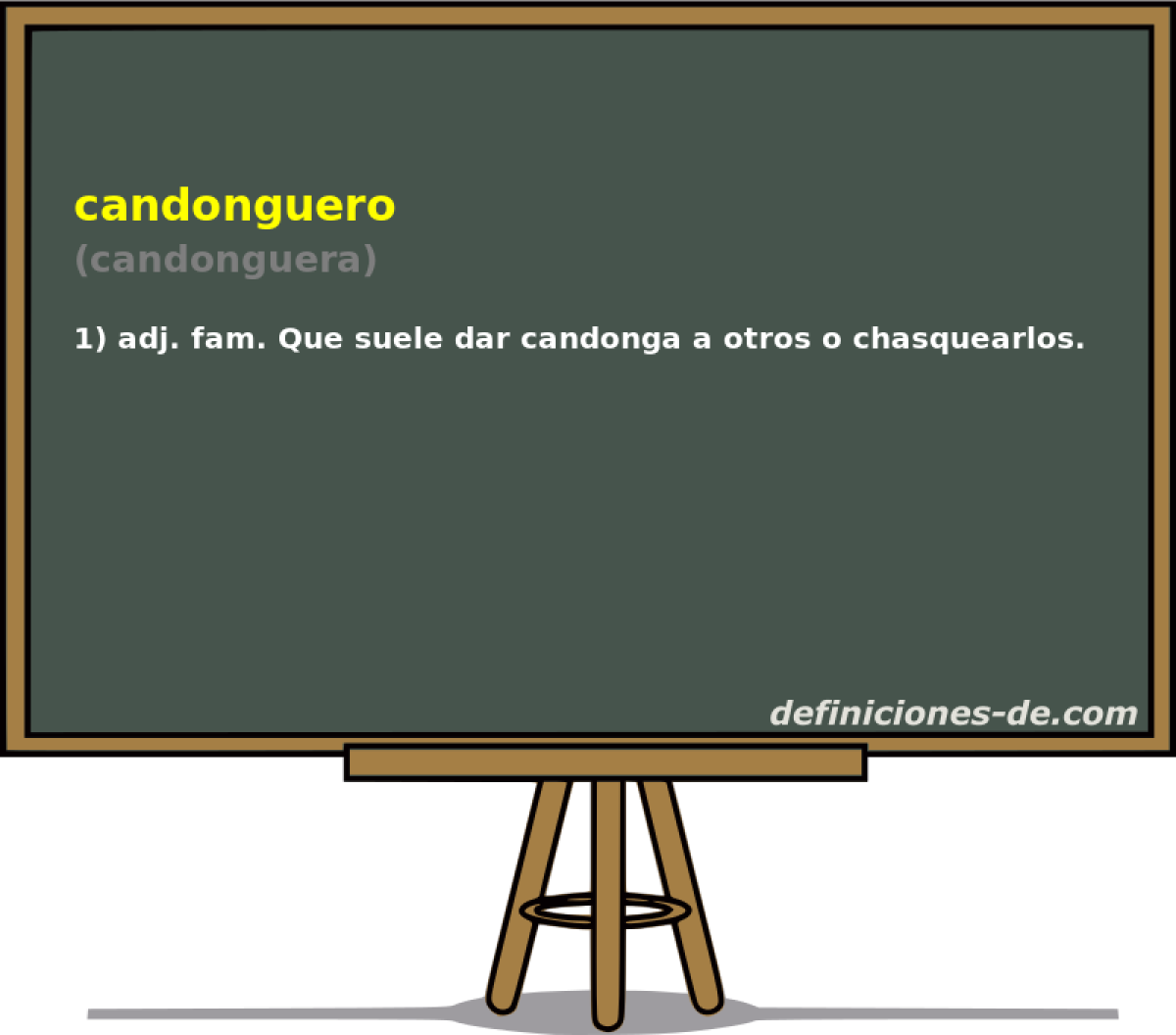 candonguero (candonguera)