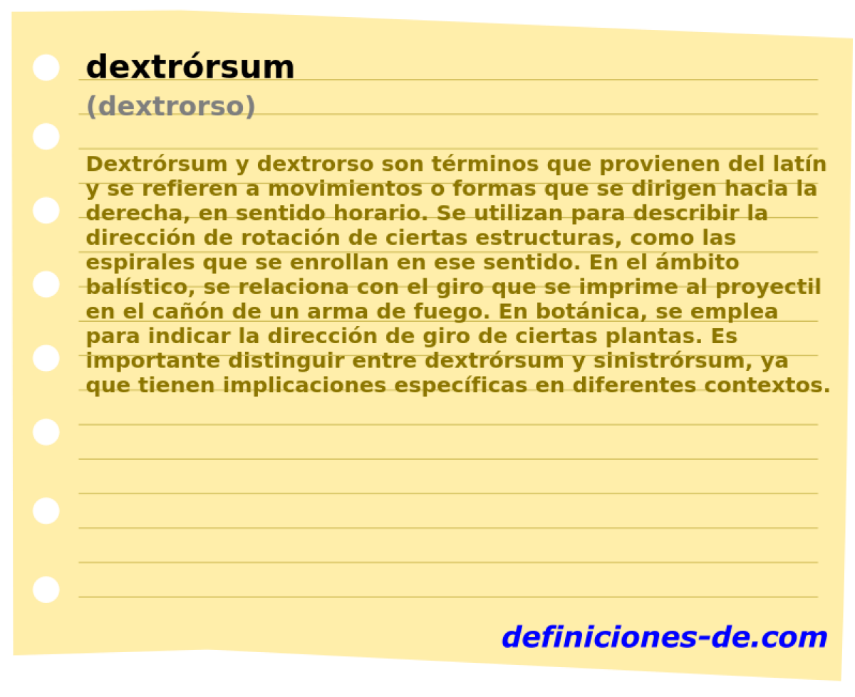 dextrrsum (dextrorso)