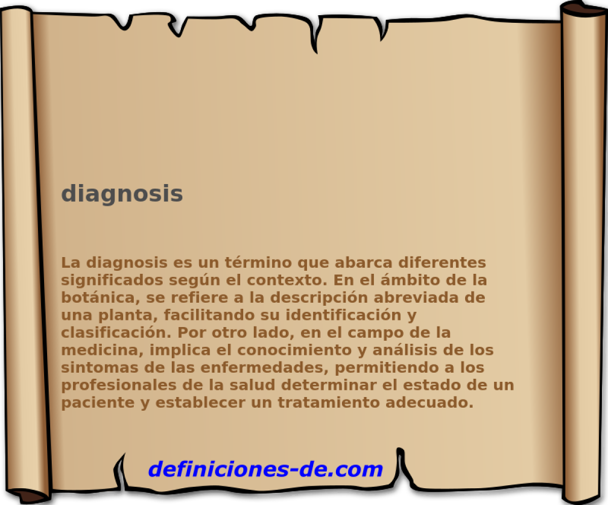 diagnosis 