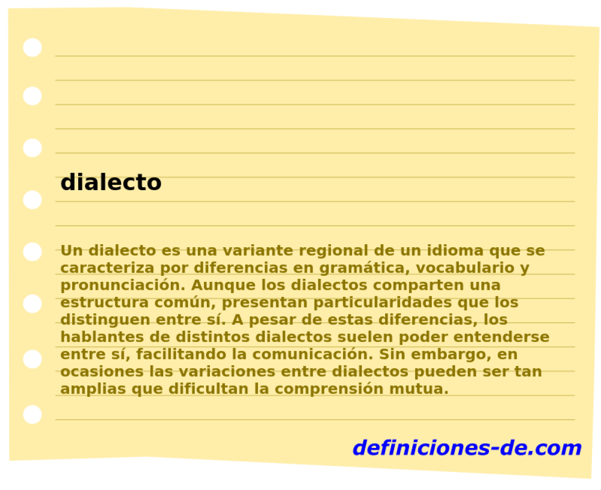 dialecto 