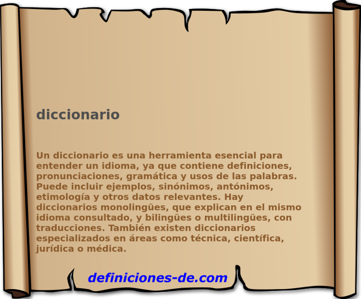 diccionario 