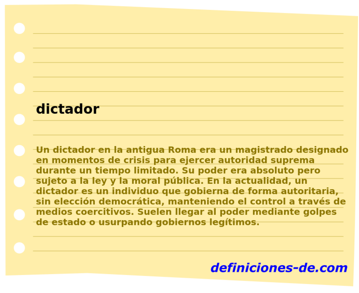 dictador 