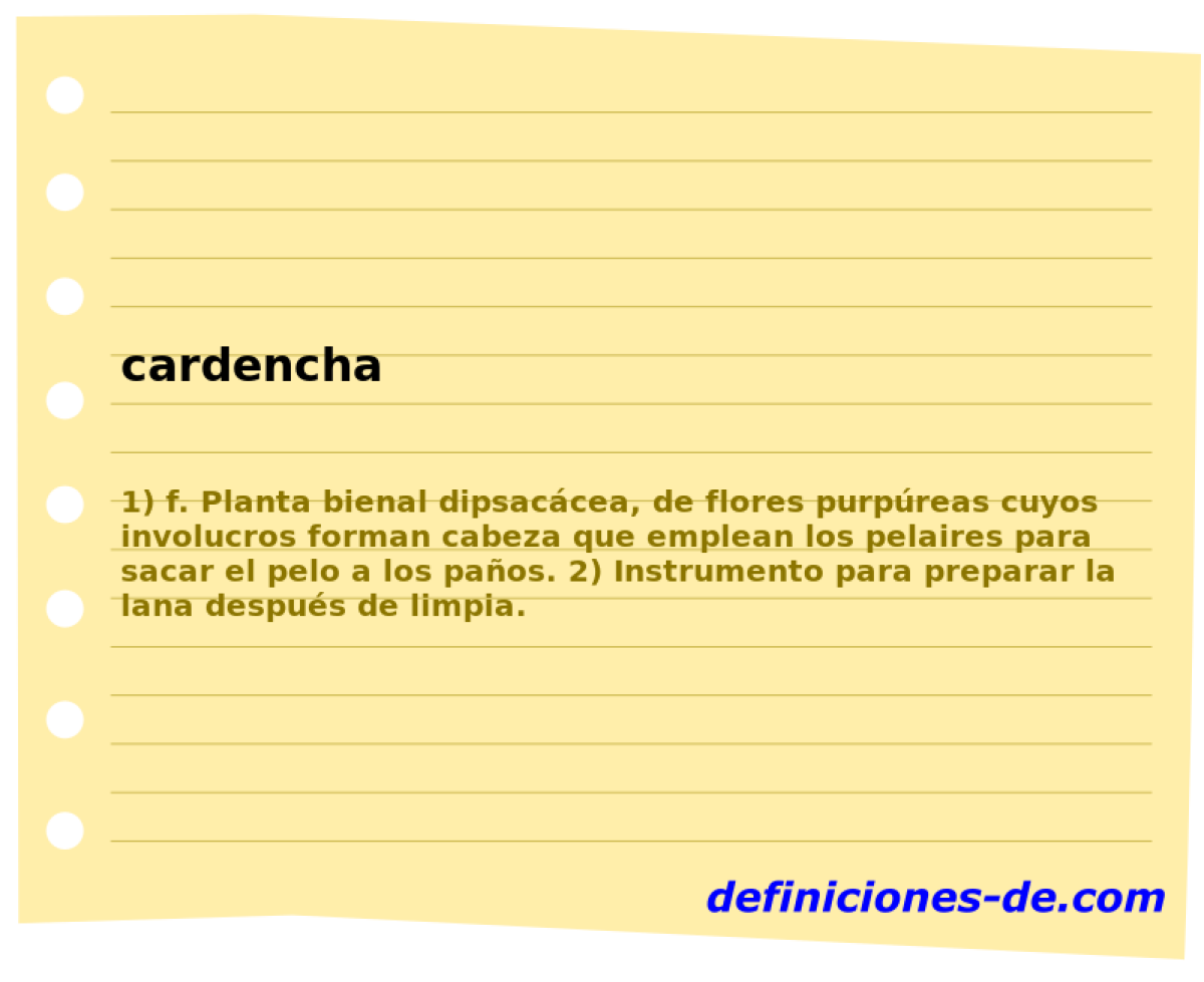 cardencha 