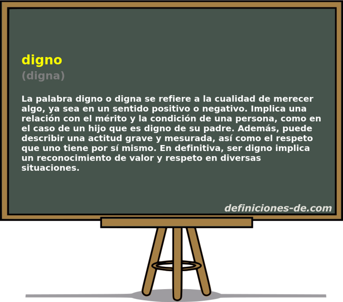 digno (digna)