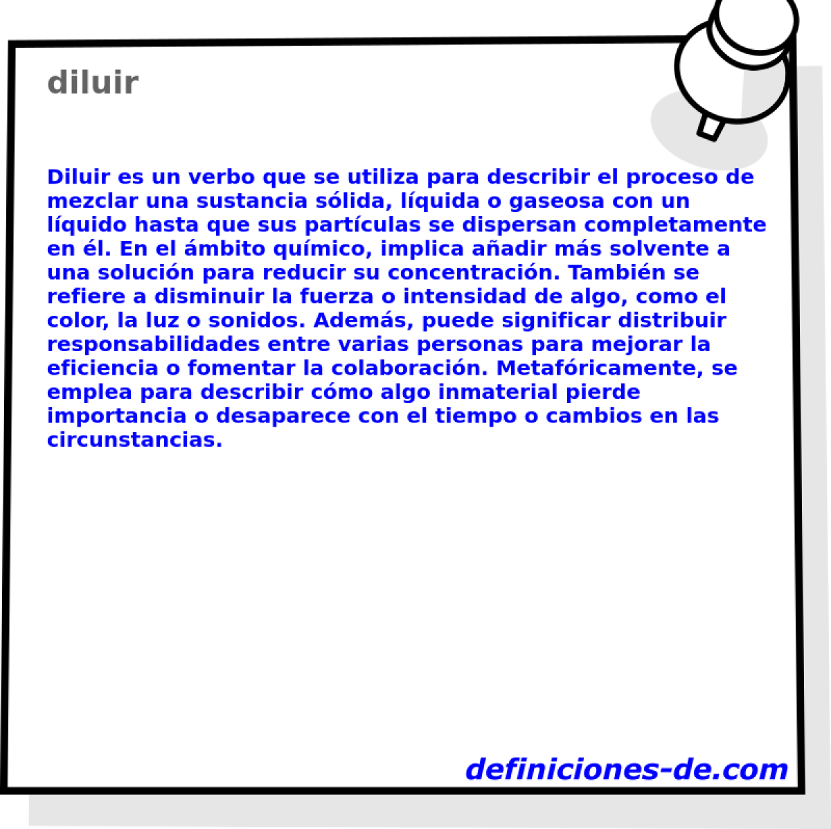 diluir 