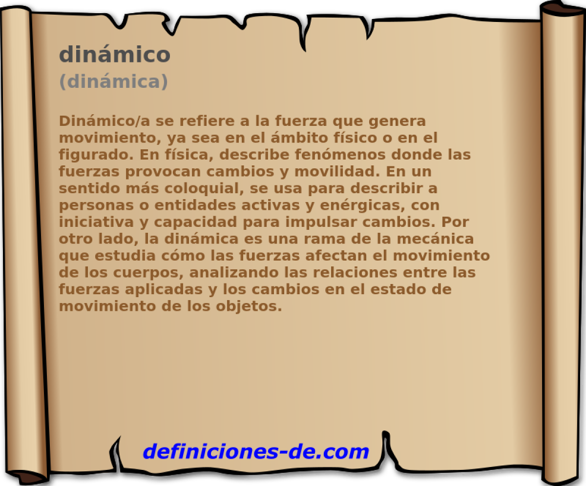 dinmico (dinmica)