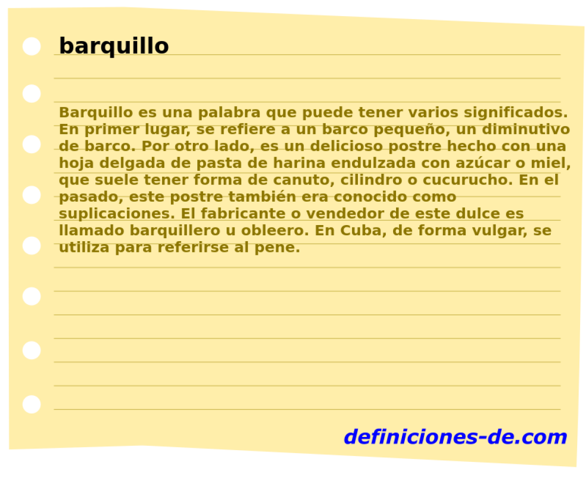 barquillo 