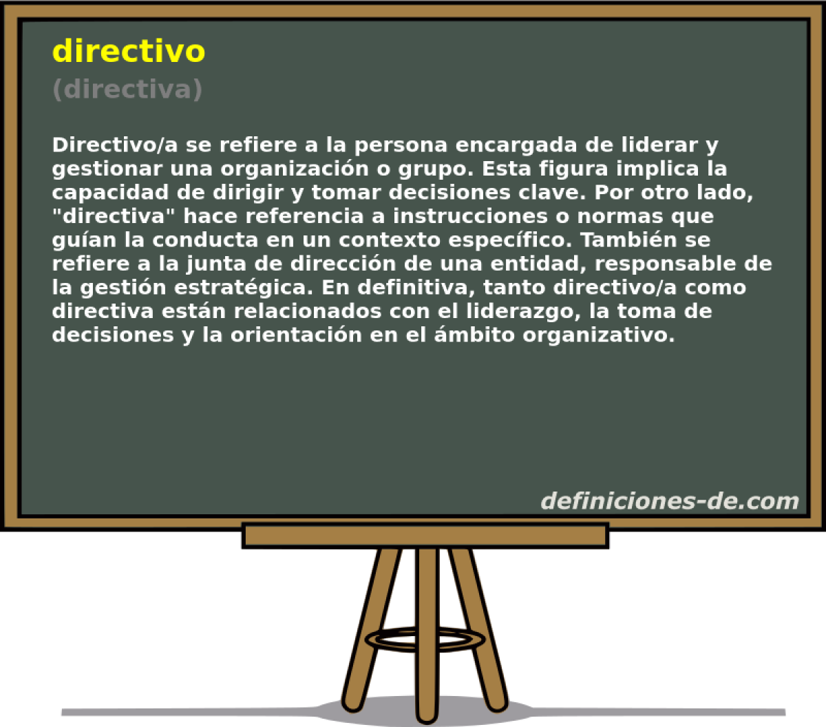 directivo (directiva)